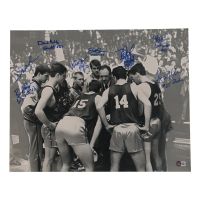 "Hoosiers" 16x20 Photo Signed By (8) with David Anspaugh, Brad Boyle, Maris Valainis & Brad Long with Multiple Inscriptions (Beckett) at PristineAuction.com