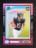 Rome Odunze 2024 Donruss Optic Rated Rookies Preview Pink #309 RC at PristineAuction.com