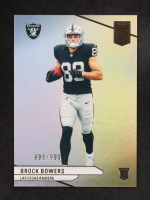 Brock Bowers 2024 Elite #162 RC #899/999 at PristineAuction.com