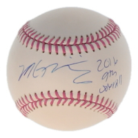Matt Manning Signed OML Breast Cancer Awareness Logo Baseball Inscribed "2016 9th Overall" (JSA) at PristineAuction.com