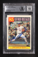 Dwight Gooden Signed 1986 Topps Tiffany Record Breaker #202 (BGS | Autograph Graded BGS 10) at PristineAuction.com