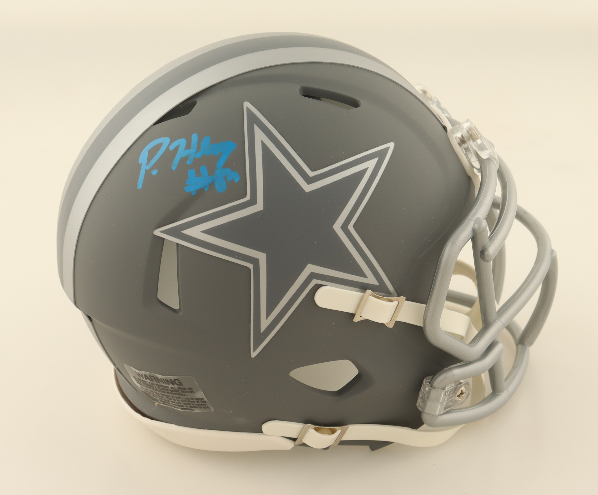Peyton Hendershot Signed Cowboys Slate Alternate Speed Mini Helmet (Gameday Sports) at PristineAuction.com Peyton Hendershot Signed Cowboys Slate Alternate Speed Mini Helmet (Gameday Sports) at PristineAuction.com