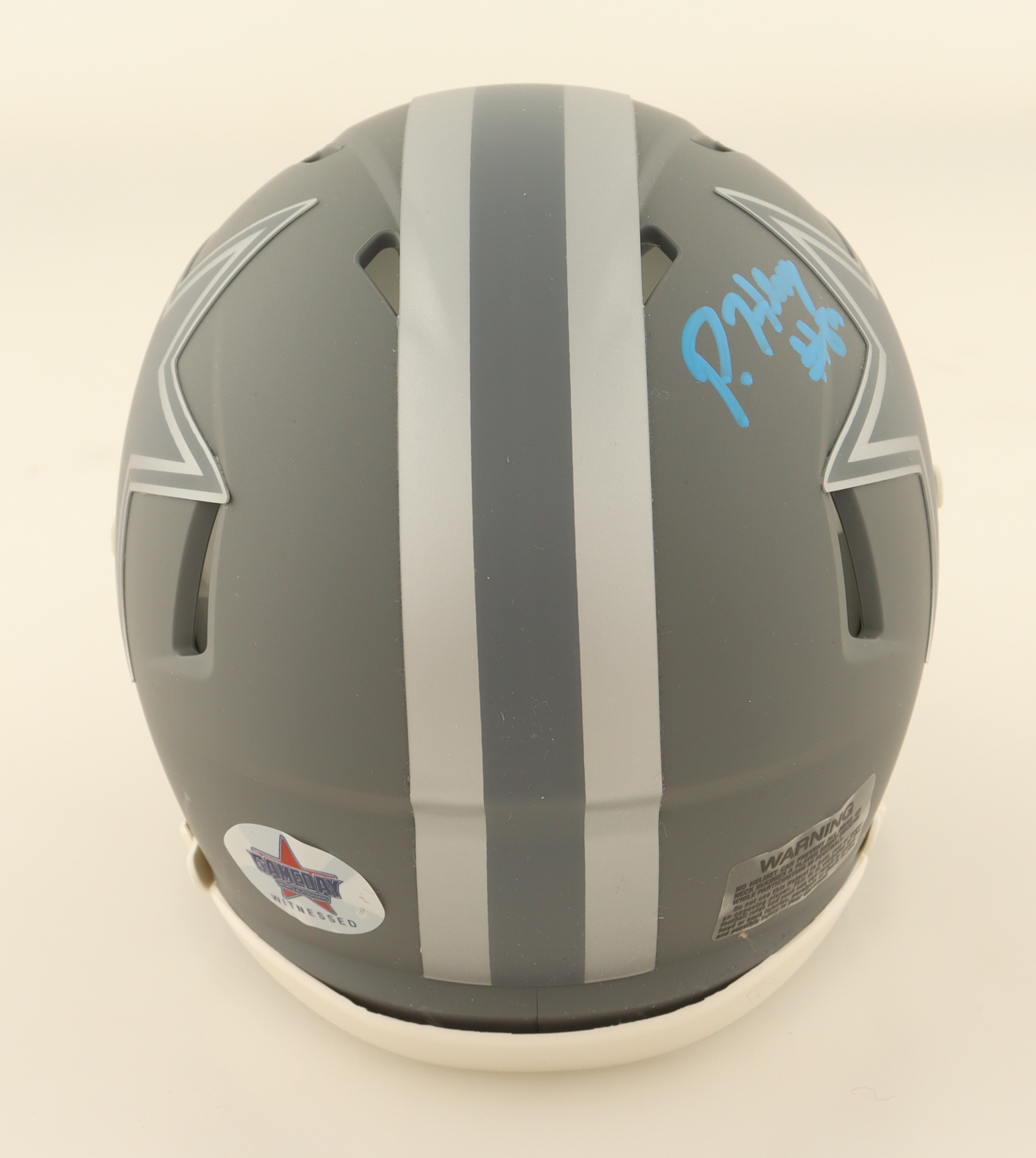 Peyton Hendershot Signed Cowboys Slate Alternate Speed Mini Helmet (Gameday Sports) at PristineAuction.com Peyton Hendershot Signed Cowboys Slate Alternate Speed Mini Helmet (Gameday Sports) at PristineAuction.com
