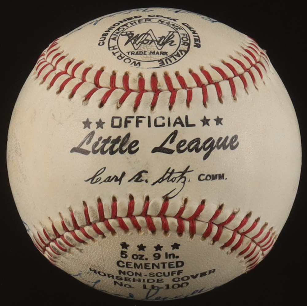 Official Worth Baseball Signed By (4) With Waite Hoyt, Johnny Vander Meer, Pete Fox & Luke Sewell With Multiple Inscriptions (JSA) at PristineAuction.com Official Worth Baseball Signed By (4) With Waite Hoyt, Johnny Vander Meer, Pete Fox & Luke Sewell With Multiple Inscriptions (JSA) at PristineAuction.com