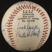 Official Worth Baseball Signed By (4) With Waite Hoyt, Johnny Vander Meer, Pete Fox & Luke Sewell With Multiple Inscriptions (JSA) at PristineAuction.com
