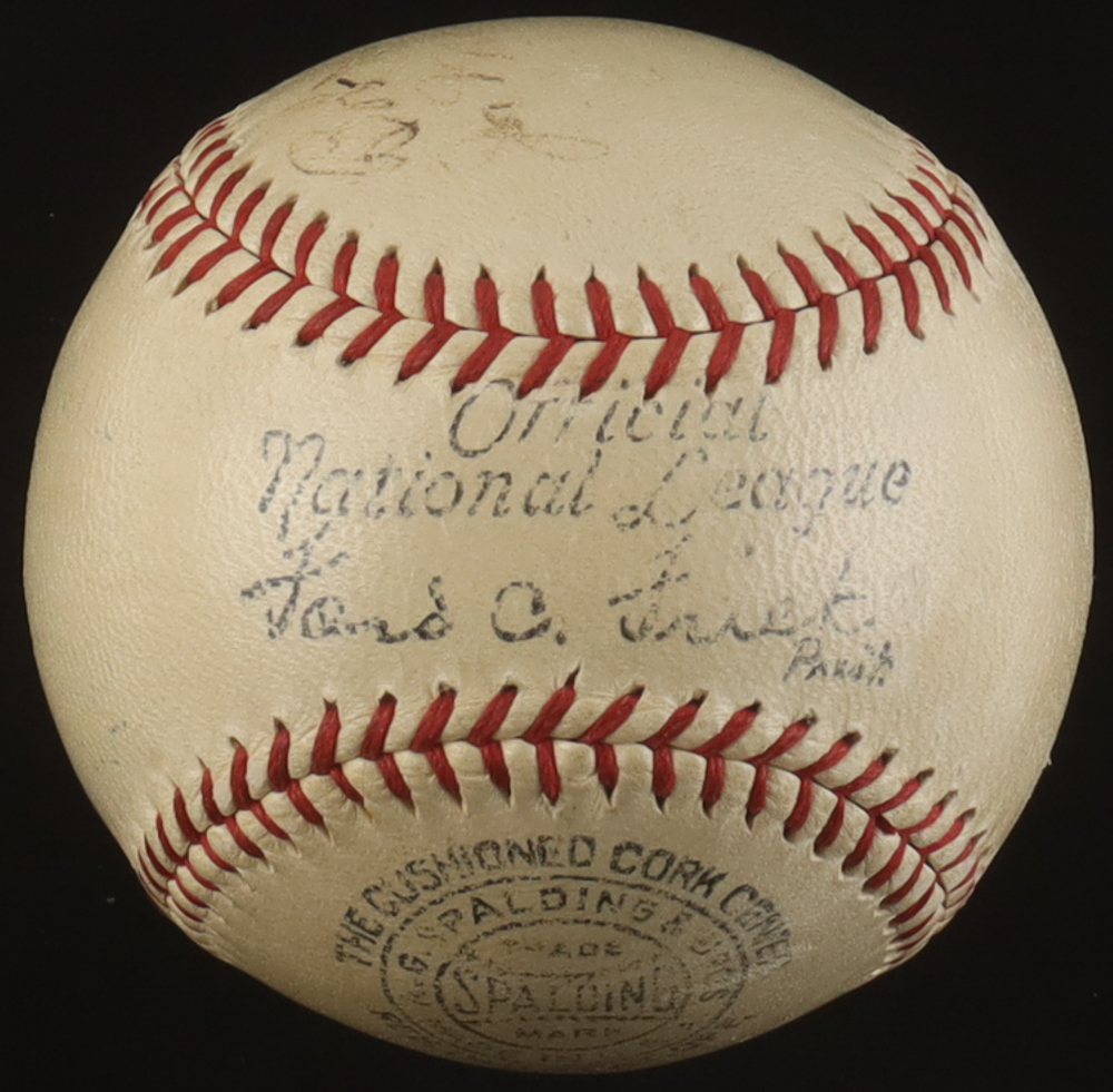 ONL Baseball Signed By (7) With Joe Mowry, Ray Mueller and Bob Smith, Rabbit Maranville (PSA) at PristineAuction.com ONL Baseball Signed By (7) With Joe Mowry, Ray Mueller and Bob Smith, Rabbit Maranville (PSA) at PristineAuction.com