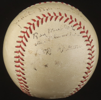ONL Baseball Signed By (7) With Joe Mowry, Ray Mueller and Bob Smith, Rabbit Maranville (PSA) at PristineAuction.com
