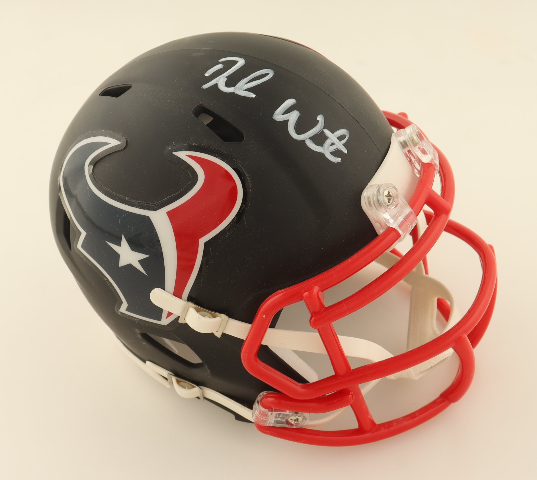 Deshaun Watson Signed Texans Speed Matte Black Mini Helmet (Beckett & Watson) at PristineAuction.com Deshaun Watson Signed Texans Speed Matte Black Mini Helmet (Beckett & Watson) at PristineAuction.com
