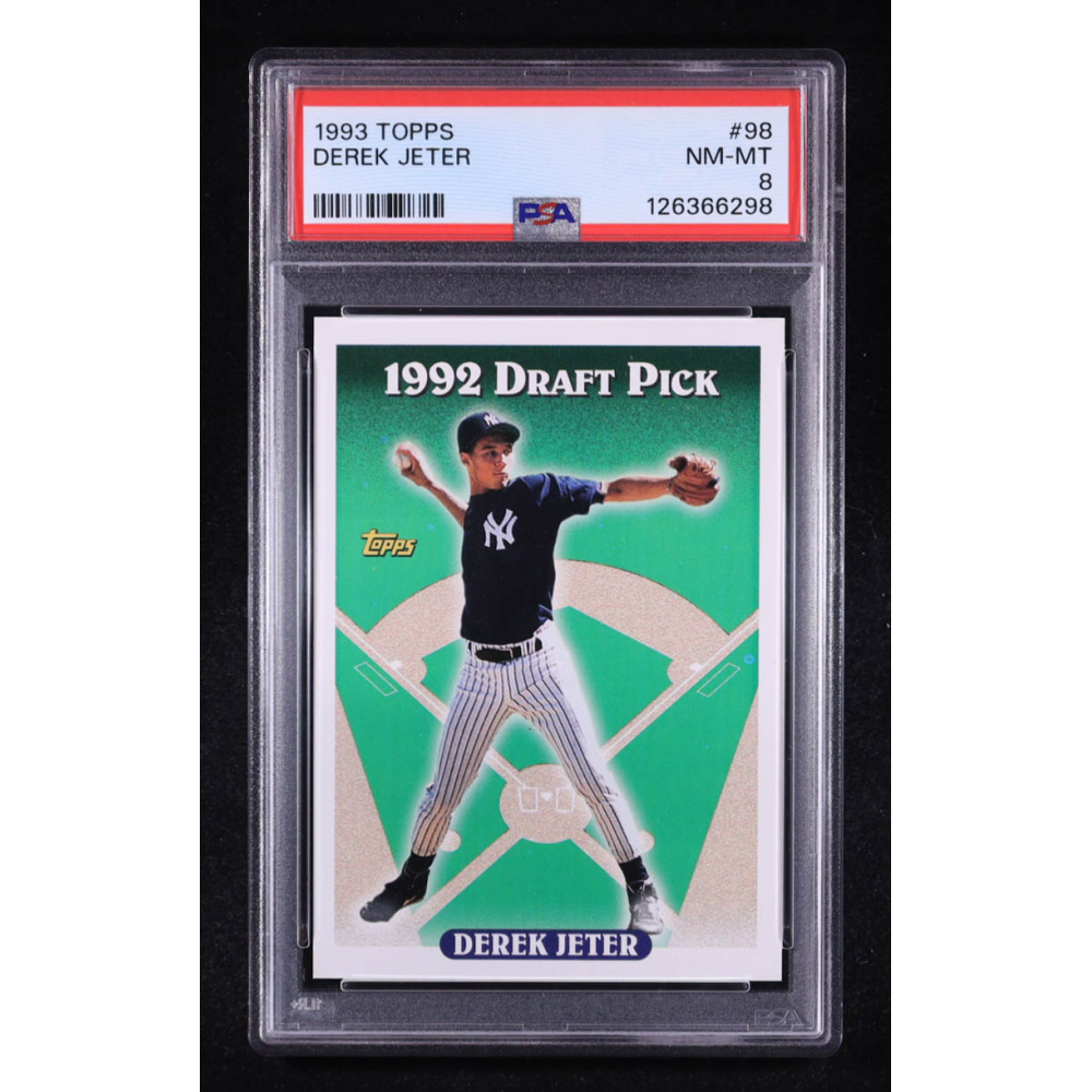 Derek Jeter 1993 Topps #98 RC (PSA 8) at PristineAuction.com
