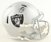 Ashton Jeanty Signed Raiders Full-Size Speed Helmet (Beckett) at PristineAuction.com