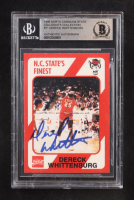 Derrick Whittenburg Signed 1989 North Carolina State Finest Collegiate Collection #71 (BGS) at PristineAuction.com