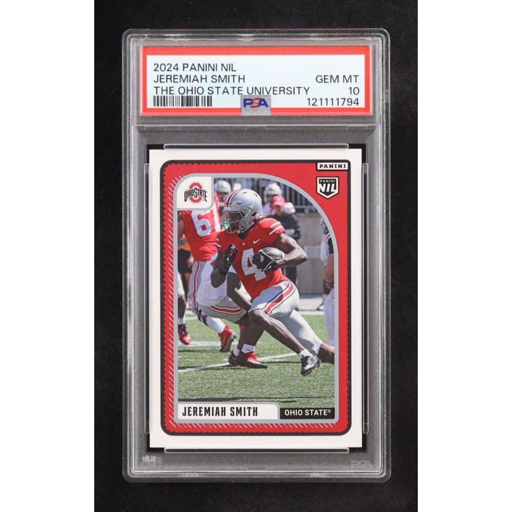 Jeremiah Smith 2024 Ohio State Panini NIL #NNO RC (PSA 10) at PristineAuction.com
