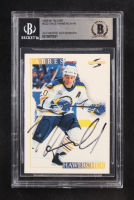 Dave Hawerchuk Signed 1995-96 Score #222 (BGS) at PristineAuction.com