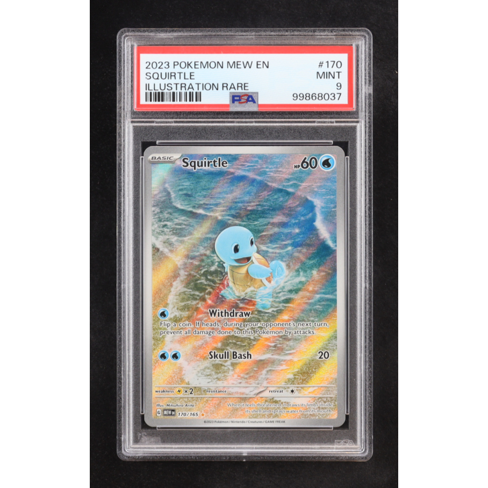 Squirtle 2023 Pokemon TCG Scarlet & Violet 151 #170 (PSA 9) at PristineAuction.com