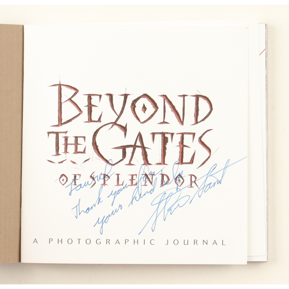 Steve Saint Signed "Beyond The Gates Of Splendor" Photographic Journal Paperback Book with "End Of The Spear" Trailer DVD Inscribed" Thank You For Your Kind Help" (Beckett) at PristineAuction.com