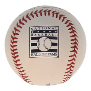 Gaylord Perry Signed OML Hall of Fame Logo Baseball Inscribed "HOF 91" (MLB) at PristineAuction.com Gaylord Perry Signed OML Hall of Fame Logo Baseball Inscribed "HOF 91" (MLB) at PristineAuction.com