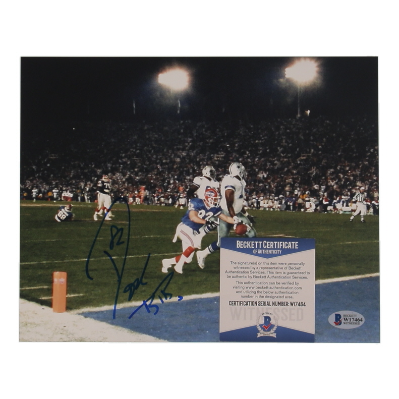 Don Beebe Signed Bills 8x10 Photo (Beckett) at PristineAuction.com Don Beebe Signed Bills 8x10 Photo (Beckett) at PristineAuction.com