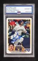 Blake Perkins Signed 2023 Topps Update Series #US242 RC (PSA | Autograph Graded PSA 10) at PristineAuction.com