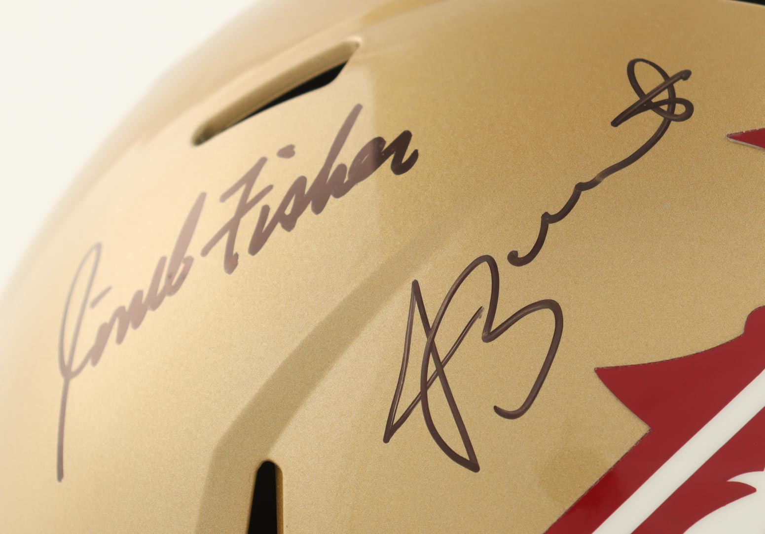 Jimbo Fisher, Kelvin Benjamin & Jameis Winston Signed Florida State Seminoles Full-Size Speed Helmet Inscribed "2013 Natl Champions" (JSA) at PristineAuction.com Jimbo Fisher, Kelvin Benjamin & Jameis Winston Signed Florida State Seminoles Full-Size Speed Helmet Inscribed "2013 Natl Champions" (JSA) at PristineAuction.com