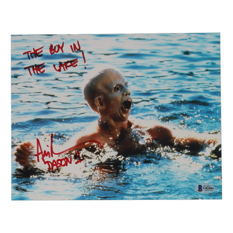 Ari Lehman Signed "Friday The 13th" 8x10 Photo Inscribed "The Boy in the Lake! Jason 1" (Beckett) at PristineAuction.com Ari Lehman Signed "Friday The 13th" 8x10 Photo Inscribed "The Boy in the Lake! Jason 1" (Beckett) at PristineAuction.com