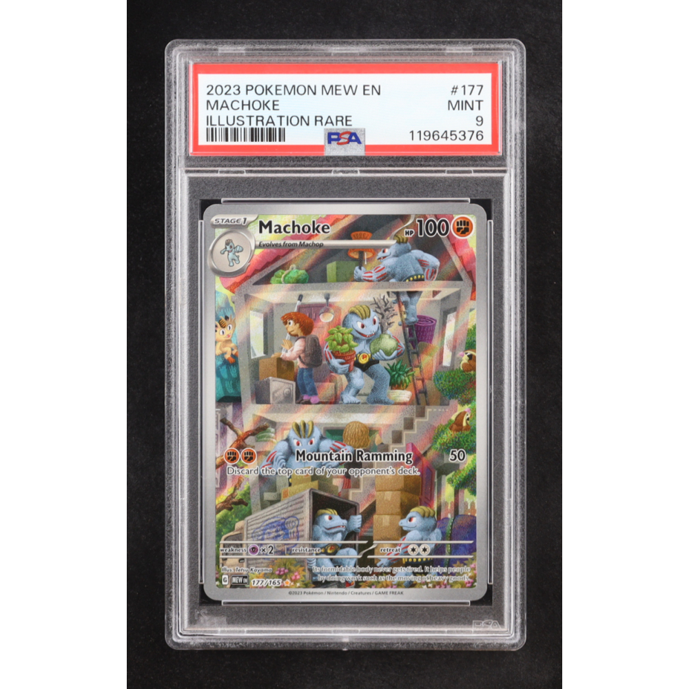 Machoke 2023 Pokemon TCG Scarlet & Violet 151 #177 (PSA 9) at PristineAuction.com