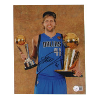 Dirk Nowitzki Signed Mavericks 8x10 Photo (Beckett) at PristineAuction.com