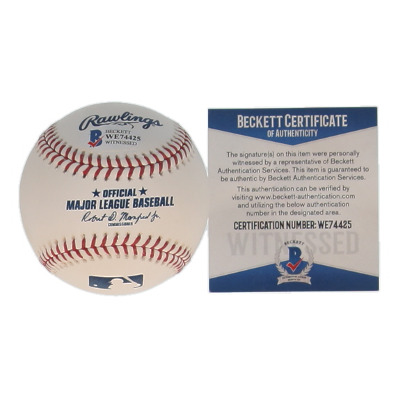 Alec Mills Signed OML Baseball Inscribed "No Hitter 9/13/2020" (Beckett) at PristineAuction.com Alec Mills Signed OML Baseball Inscribed "No Hitter 9/13/2020" (Beckett) at PristineAuction.com