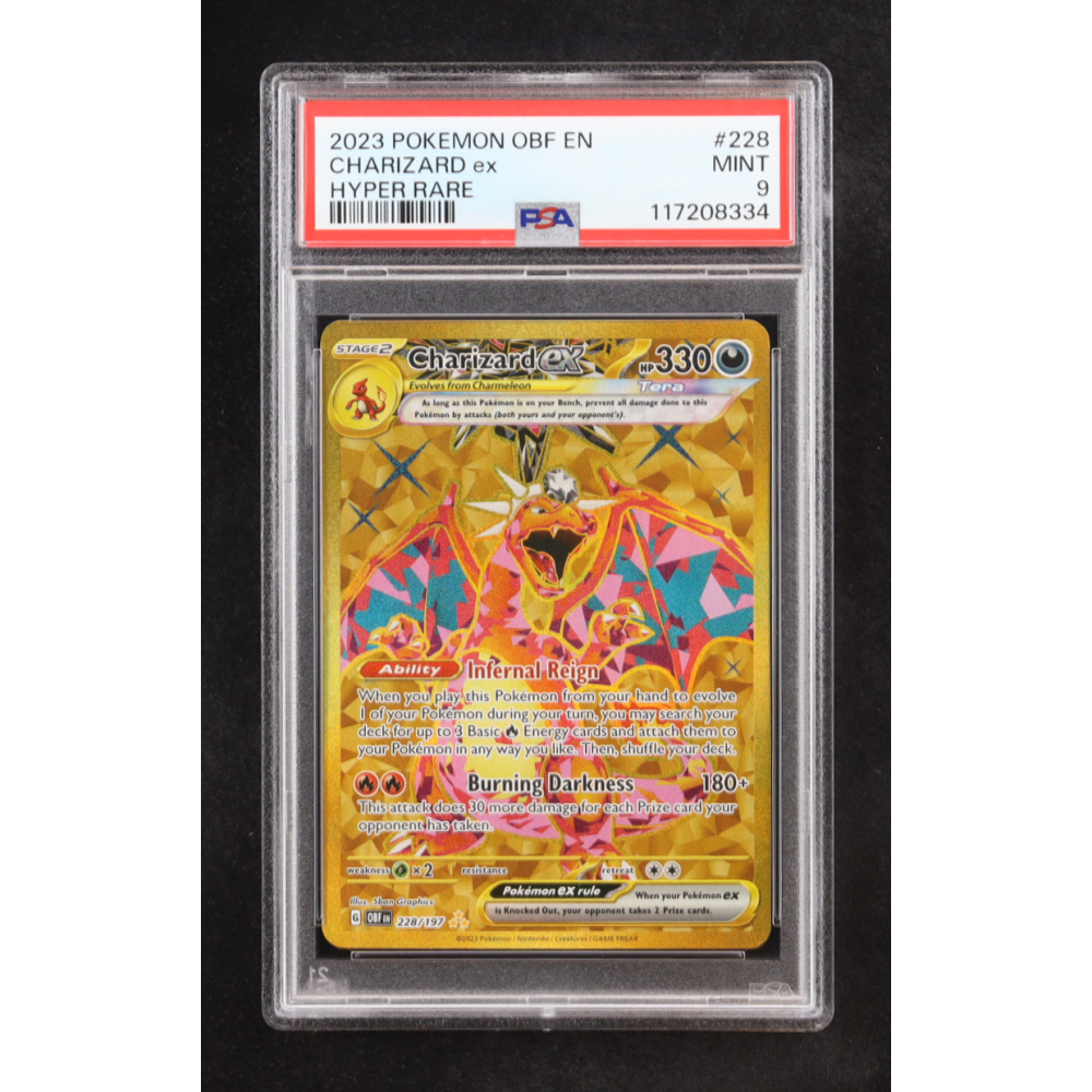 Charizard ex 2023 Pokemon TCG Scarlet & Violet Obsidian Flames #228 (PSA 9) at PristineAuction.com