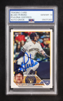 Blake Perkins Signed 2023 Topps Update Series #US242 RC (PSA | Autograph Graded PSA 10) at PristineAuction.com