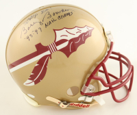 Bobby Bowden Signed Florida State Seminoles Authentic On-Field Full Size Helmet Inscribed "93-99 Natl Champs" & "Scalp Em" (JSA) at PristineAuction.com