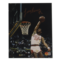 Larry Nance Signed Suns 8x10 Photo (Beckett) at PristineAuction.com