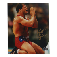 Kurt Angle Signed 8x10 Photo (Beckett) at PristineAuction.com