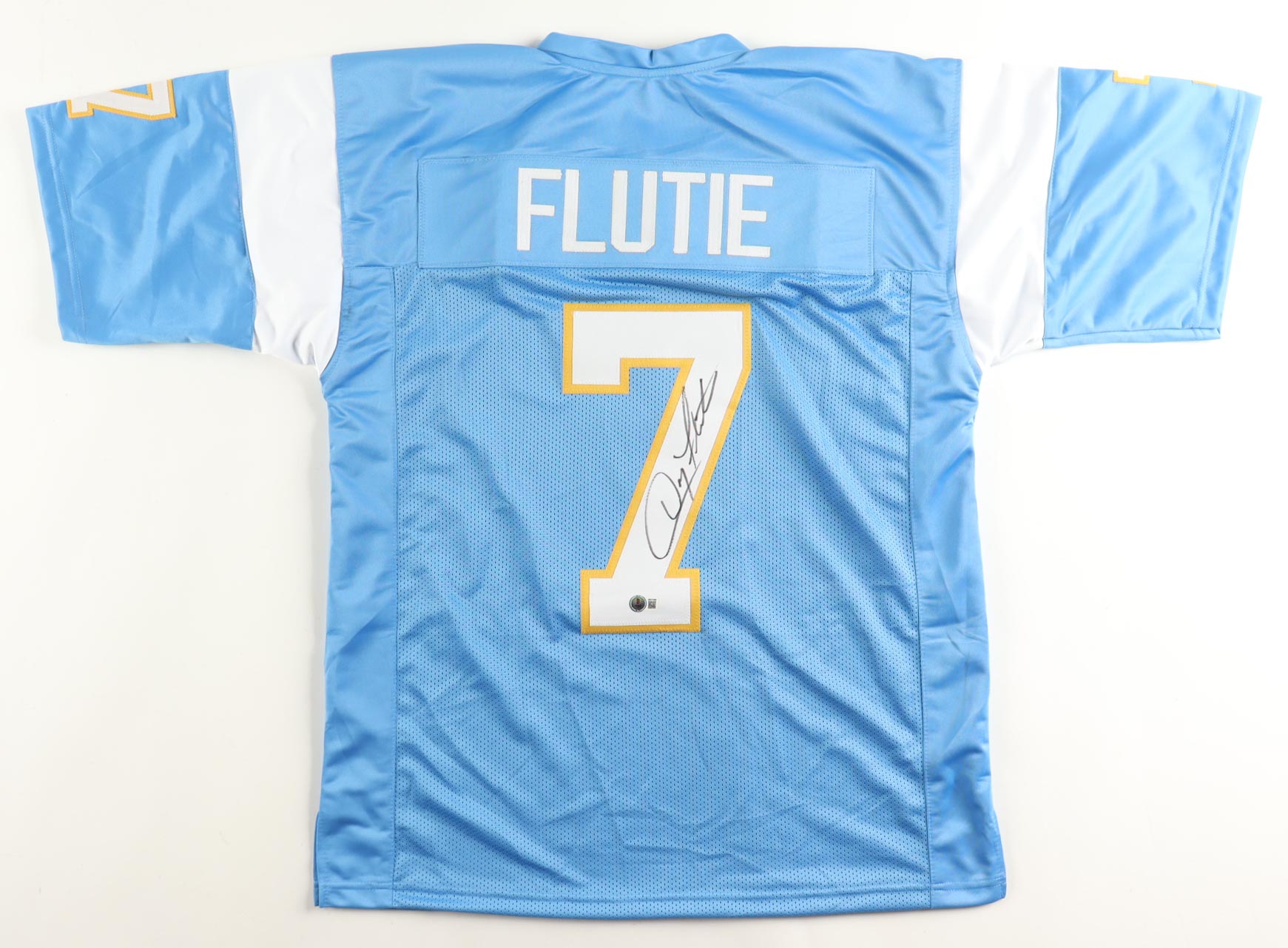 Doug Flutie Signed Jersey (Beckett) at PristineAuction.com Doug Flutie Signed Jersey (Beckett) at PristineAuction.com