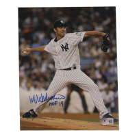 Mike Mussina Signed Yankees 8x10 Photo Inscribed "HOF 19" (Beckett) at PristineAuction.com