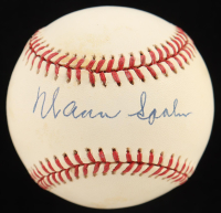 Warren Spahn Signed ONL Baseball (PSA) at PristineAuction.com