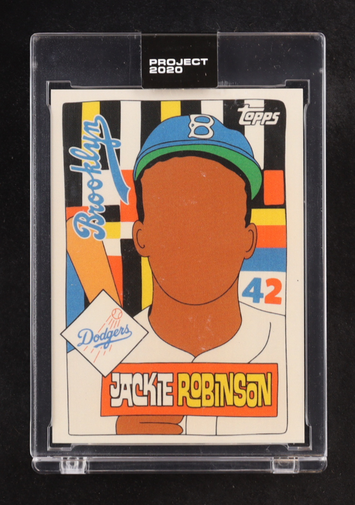Jackie Robinson 2020 Topps Project 2020 #176 / Fucci at PristineAuction.com Jackie Robinson 2020 Topps Project 2020 #176 / Fucci at PristineAuction.com