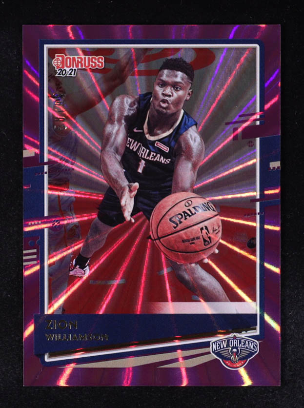 Zion Williamson 2020-21 Donruss Holo Purple Laser #147 #58/99 at PristineAuction.com Zion Williamson 2020-21 Donruss Holo Purple Laser #147 #58/99 at PristineAuction.com