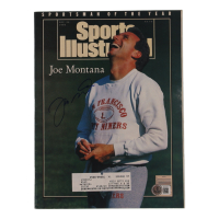 Joe Montana Signed 1990 Sports Illustrated Magazine (Beckett) at PristineAuction.com