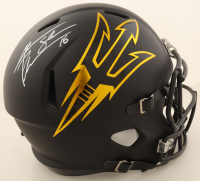 Jake Plummer Signed Arizona State Sun Devils Full-Size Matte Black Speed Helmet Inscribed "Snake" (Schwartz Sports) at PristineAuction.com
