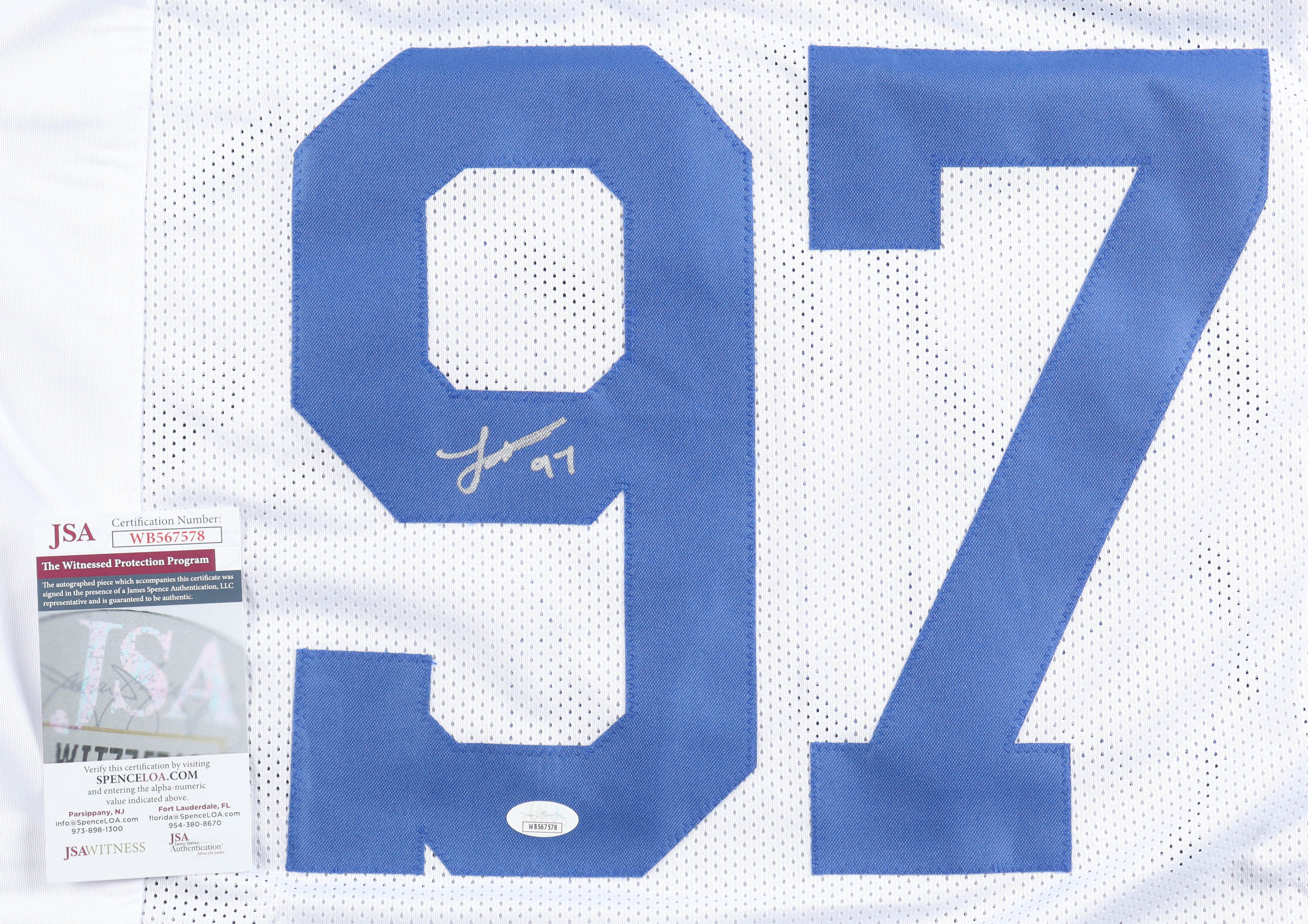 Laiatu Latu Signed Jersey (JSA) at PristineAuction.com Laiatu Latu Signed Jersey (JSA) at PristineAuction.com