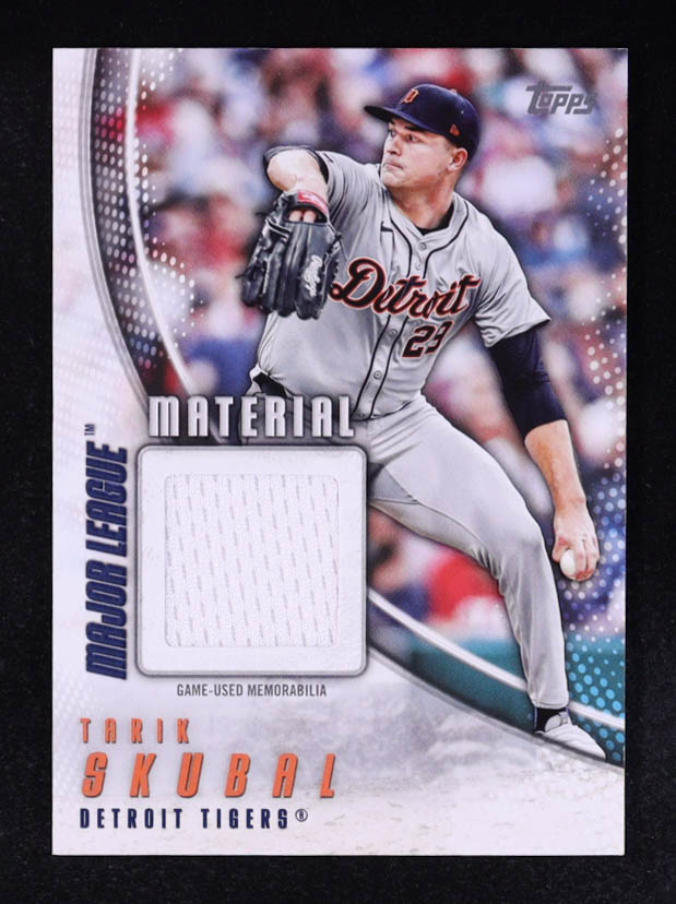 Tarik Skubal 2025 Topps Major League Materials #MLMTSK at PristineAuction.com Tarik Skubal 2025 Topps Major League Materials #MLMTSK at PristineAuction.com