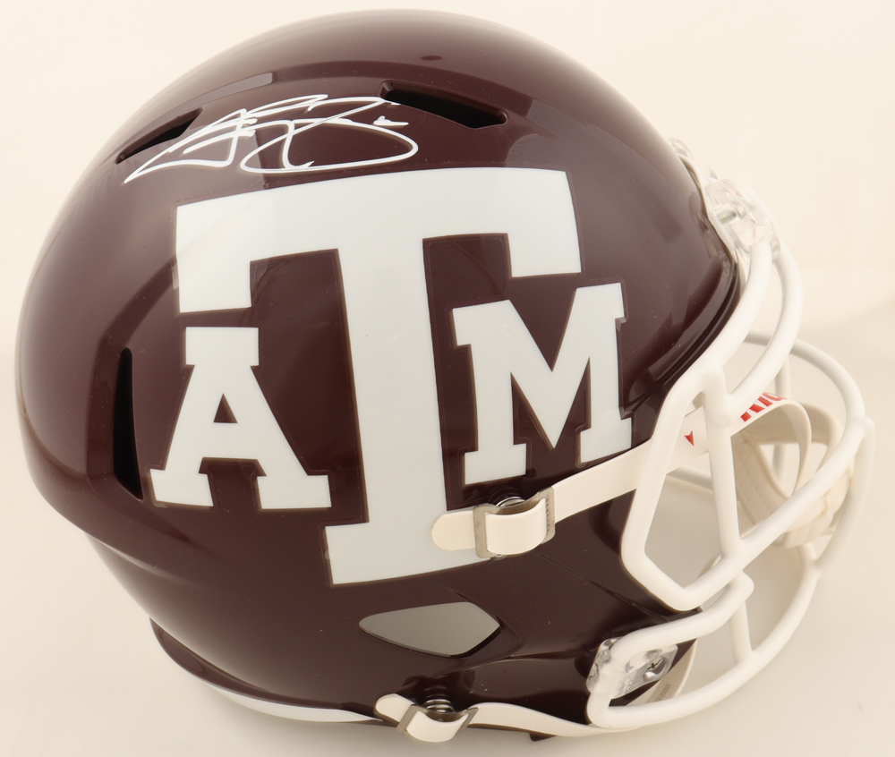 Johnny Manziel Signed Texas A&M Aggies Full-Size Speed Helmet (Schwartz) at PristineAuction.com Johnny Manziel Signed Texas A&M Aggies Full-Size Speed Helmet (Schwartz) at PristineAuction.com