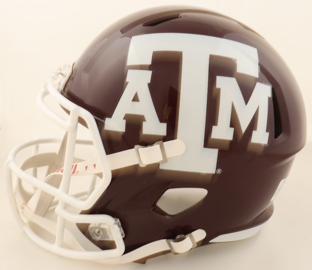 Johnny Manziel Signed Texas A&M Aggies Full-Size Speed Helmet (Schwartz) at PristineAuction.com Johnny Manziel Signed Texas A&M Aggies Full-Size Speed Helmet (Schwartz) at PristineAuction.com