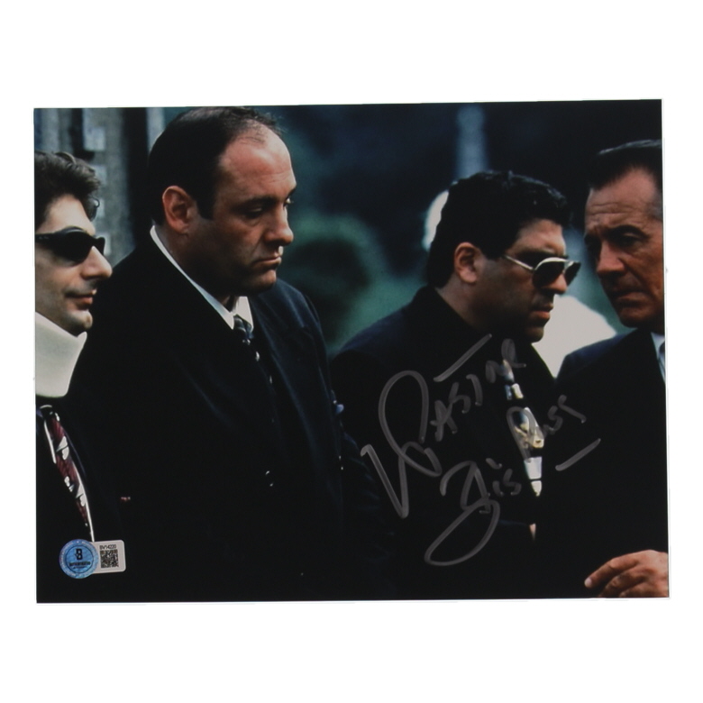 Vincent Pastore Signed "The Sopranos" 8x10 Photo Inscribed "Big Puss" (Beckett) at PristineAuction.com Vincent Pastore Signed "The Sopranos" 8x10 Photo Inscribed "Big Puss" (Beckett) at PristineAuction.com