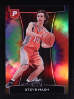 Steve Nash 2025 Leaf Metal Pristine Auction Collection Pre-Production Proof Prismatic Tie Dye #1/1 at PristineAuction.com
