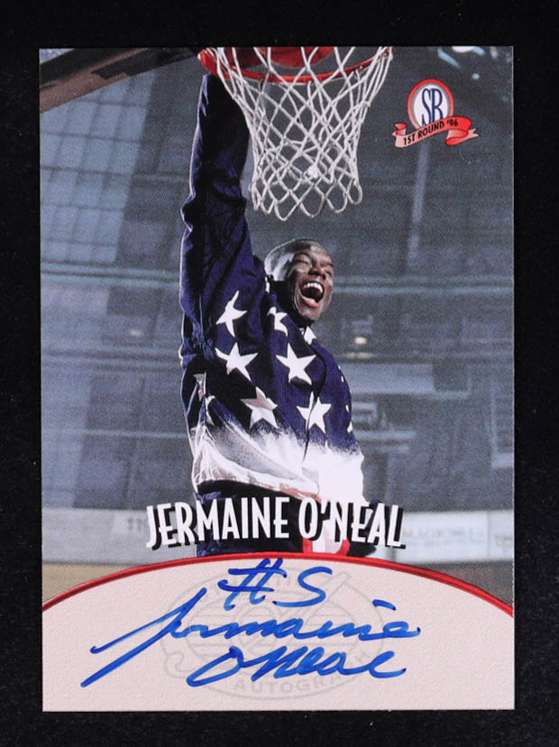 Jermaine O'Neal 1997 Score Board Autographs #NNO at PristineAuction.com Jermaine O'Neal 1997 Score Board Autographs #NNO at PristineAuction.com