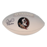 Charlie Ward Signed Seminoles Logo Football Inscribed "93 Heisman" (Schwartz) at PristineAuction.com