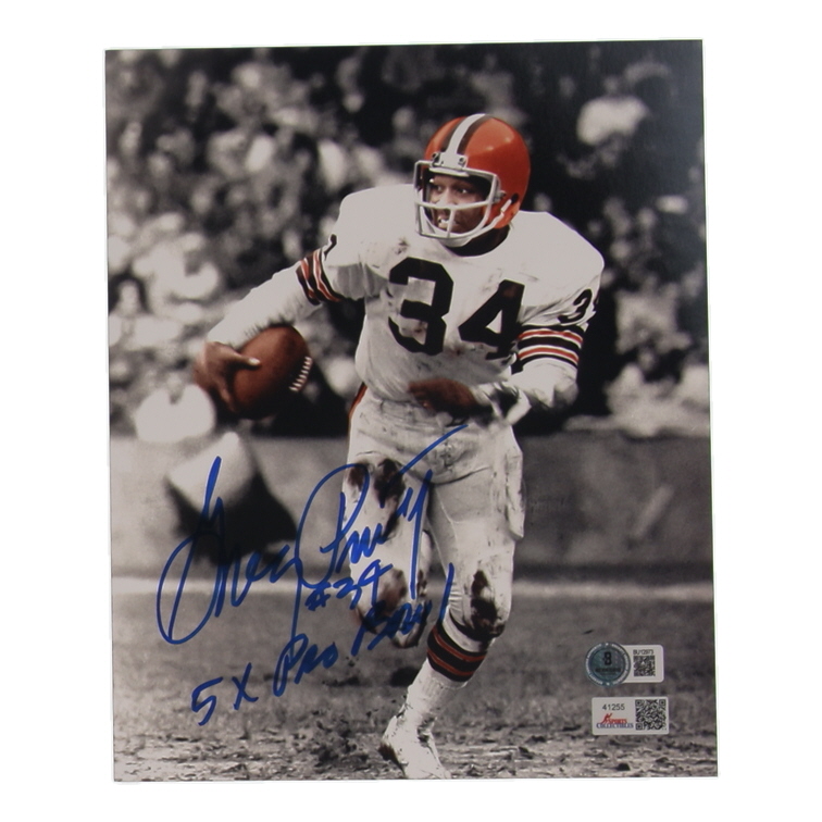 Greg Pruitt Signed Browns 8x10 Photo Inscribed "5x Pro Bowl" (Beckett) at PristineAuction.com Greg Pruitt Signed Browns 8x10 Photo Inscribed "5x Pro Bowl" (Beckett) at PristineAuction.com
