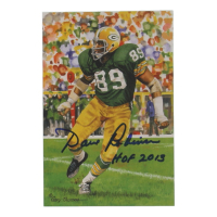Dave Robinson Signed 2013 LE Packers Pro Football Hall of Fame Art Series Football Card Inscribed "HOF 2013" (Beckett) at PristineAuction.com
