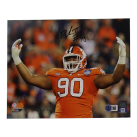Dexter Lawrence Signed Clemson Tigers 8x10 Photo (Beckett) at PristineAuction.com